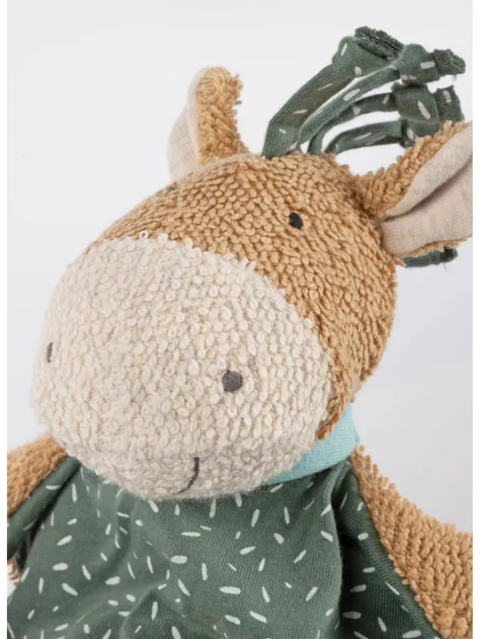 Schnuffeltuch Pony Wiwi Wiah in grün/beige