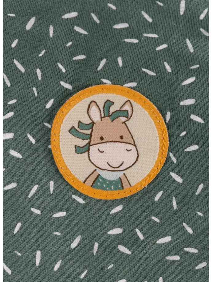 Schnuffeltuch Pony Wiwi Wiah in grün/beige