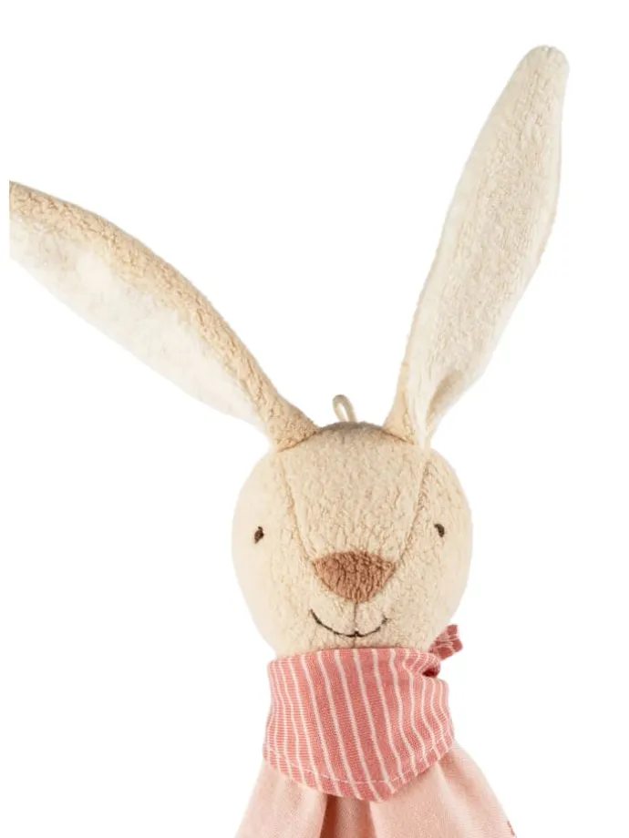 Schnuffeltuch sigibaby in Rosa/Beige