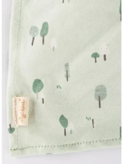 Schnuffeltuch sigibaby in Hellgrün/Grün