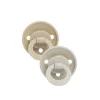 Schnuller 2er-Set Binkie Neugeborene Silikon - Pure Khaki - 0-6 Monate
