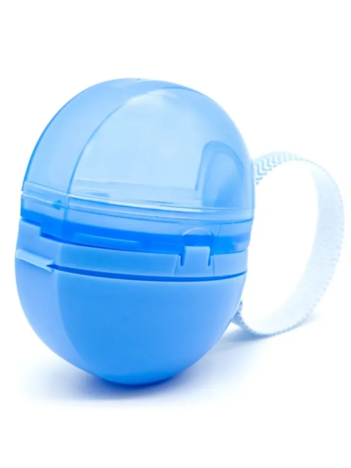 Schnullerbox Duo - Blau in blau