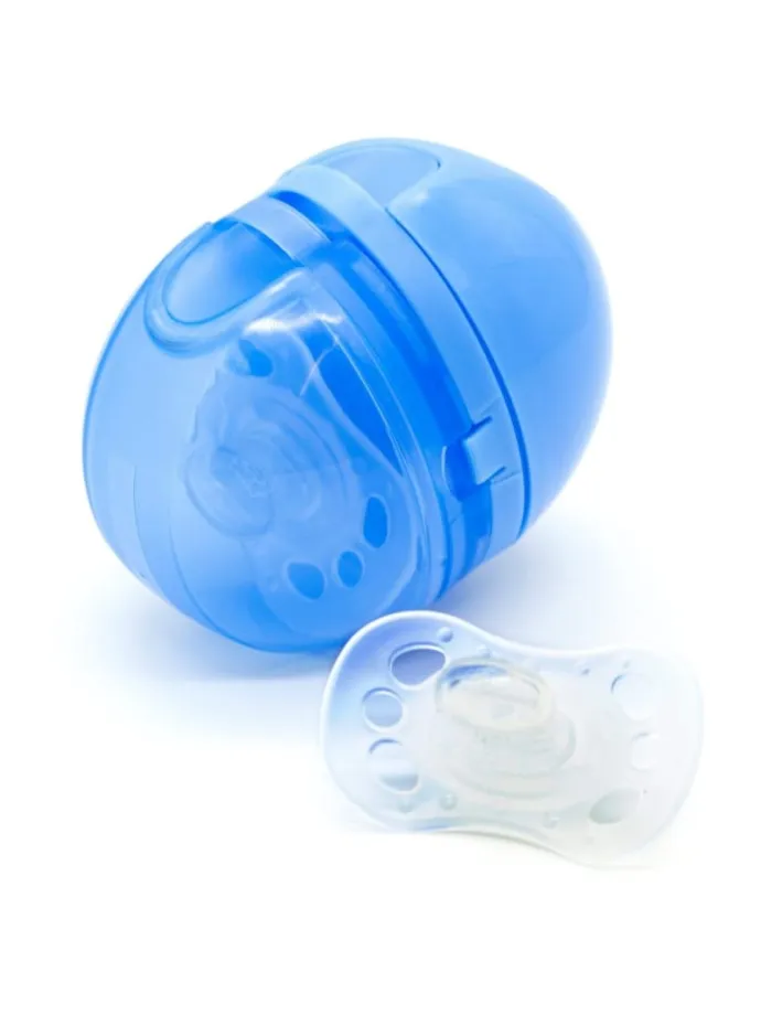 Schnullerbox Duo - Blau in blau