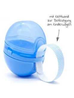 Schnullerbox Duo - Blau in blau