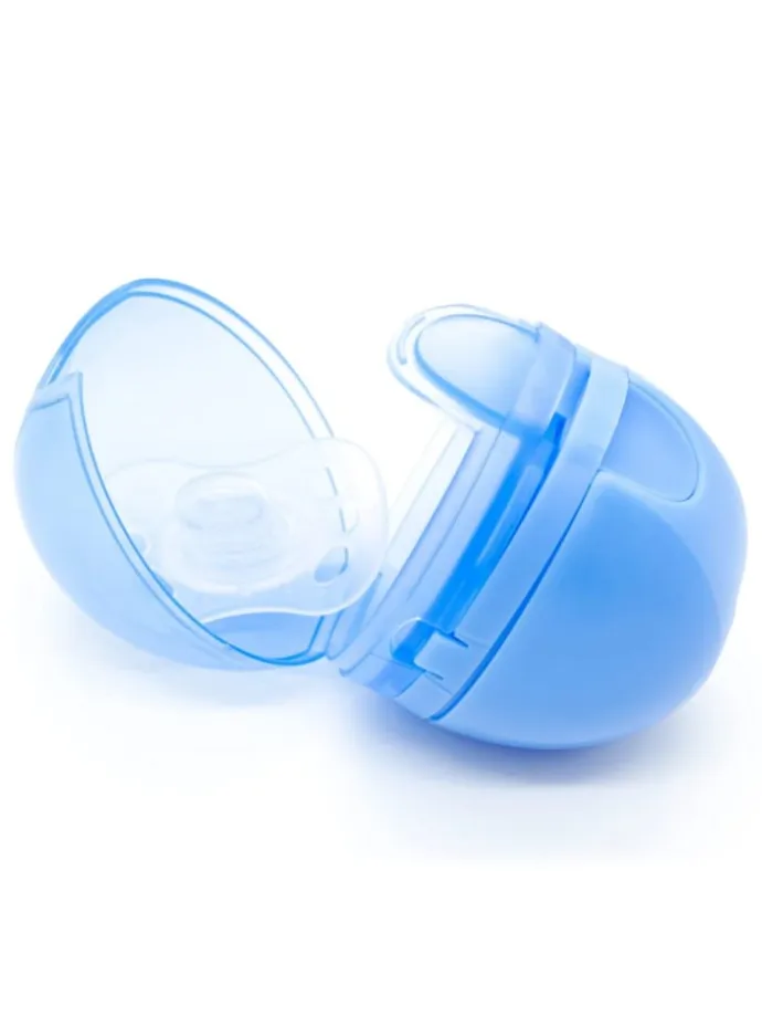 Schnullerbox Duo - Blau in blau
