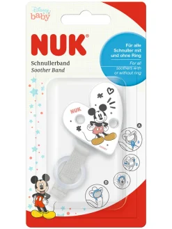 Schnullerkette "Disneys Mickey" in Weiß