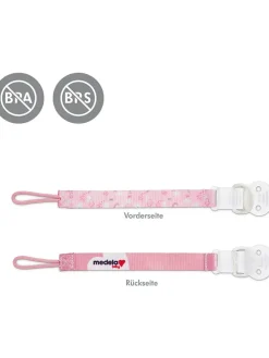 Schnullerkette in Rosa