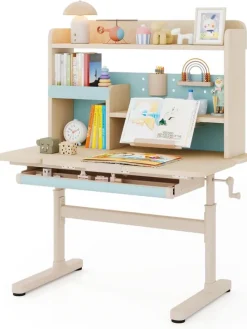 Schreibtisch Kinder in Blau