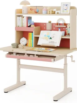 Schreibtisch Kinder in Rosa