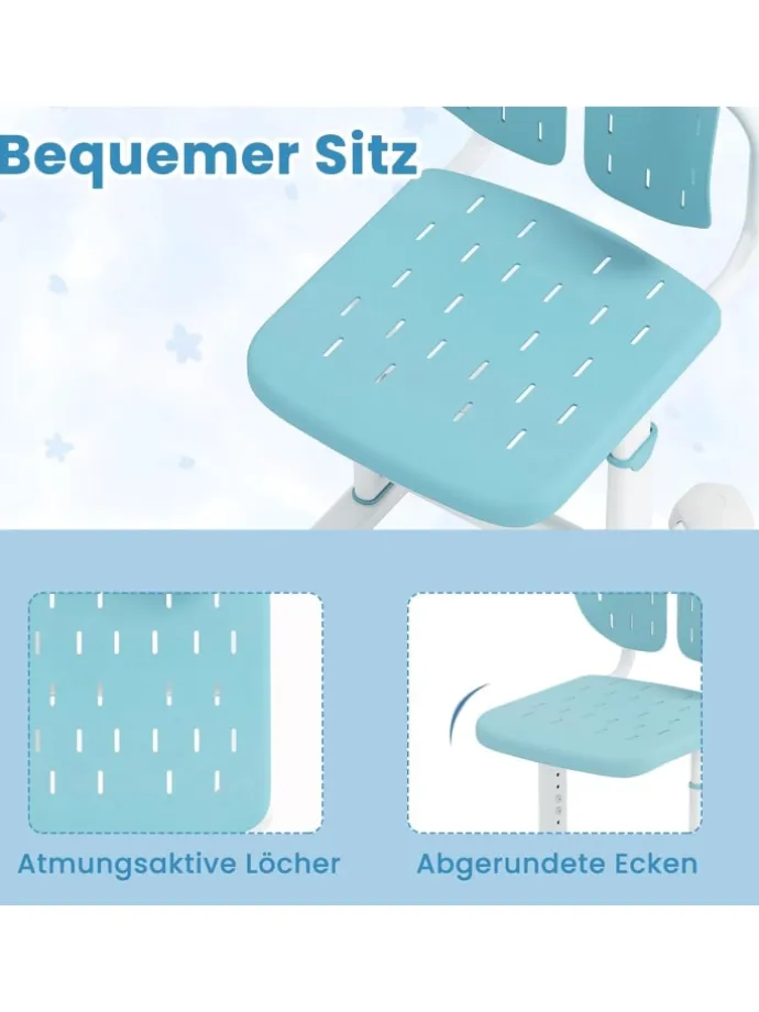 Schreibtischstuhl Kinder in Blau