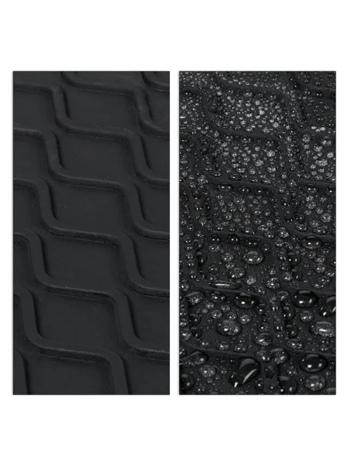 Schuhabtropfschale in Schwarz - (B)60x (H)3 x (T)40 cm