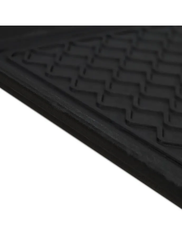 Schuhabtropfschale in Schwarz - (B)60x (H)3 x (T)40 cm