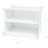 Schuhschrank in Weiß - (B)84 x (H)160 x (T)32 cm