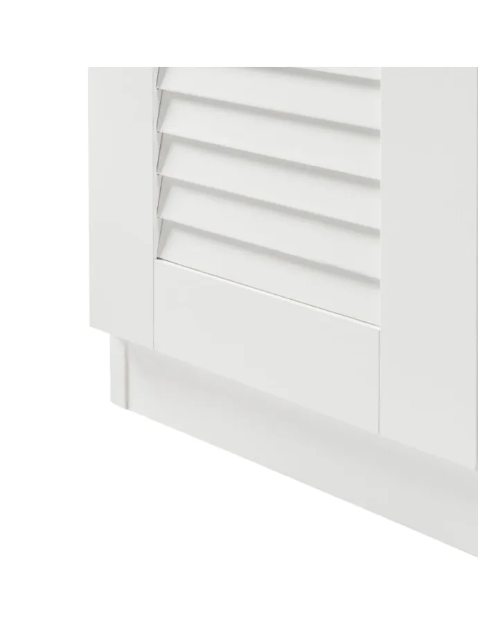 Schuhschrank Løten in Weiß (H)97cm (B)120cm
