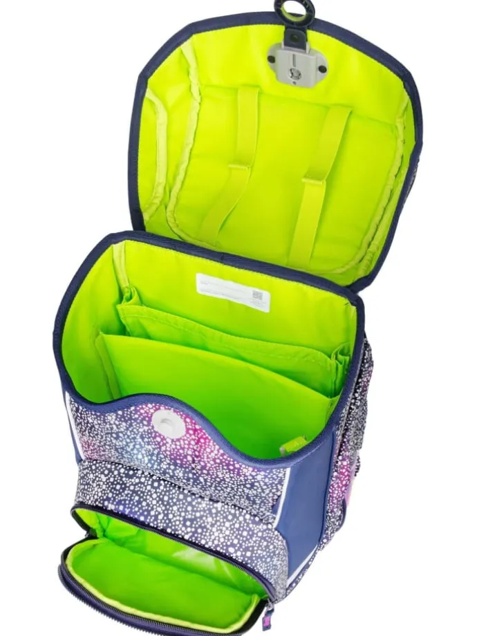 Schulranzen cubo Set GLOW in Bärlaxy