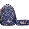 Schulrucksack & Federmäppchen Milky Kiss 34 Liter in Wildflower
