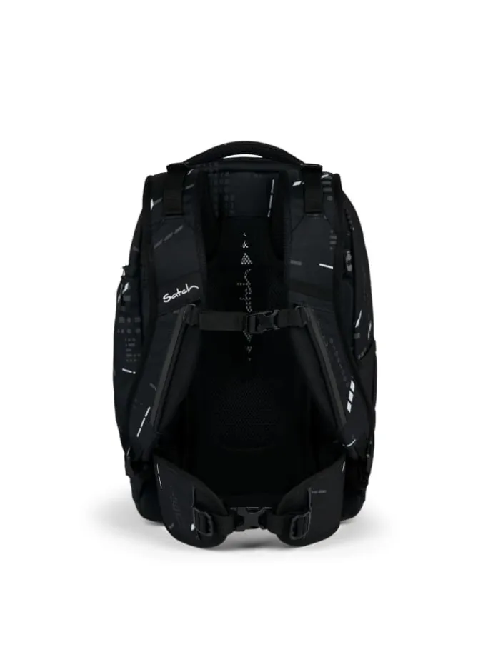 Schulrucksack-Set MATCH Ninja Matrix in Schwarz 3-teilig
