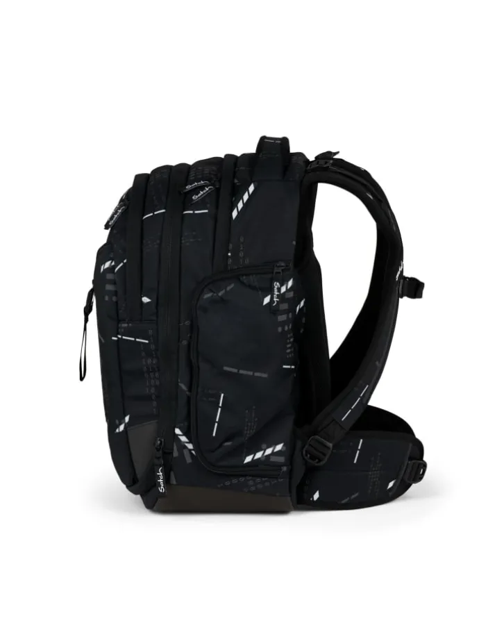 Schulrucksack-Set MATCH Ninja Matrix in Schwarz 3-teilig