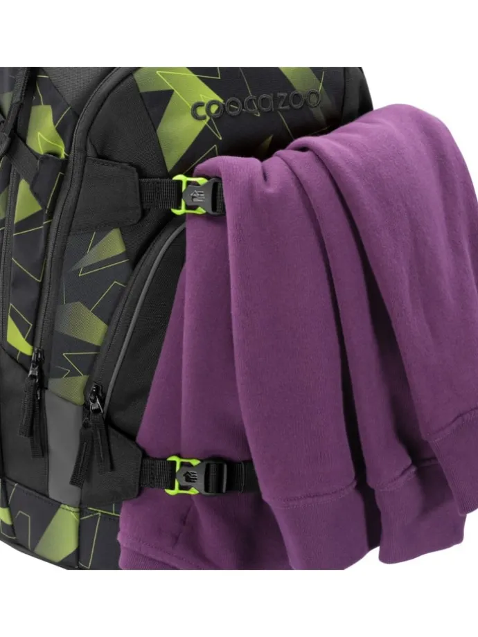 Schulrucksack-Set MATE und Mäppchen in Schwarz