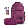 Schulrucksack-Set PORTER Berry Bubbles   Follow Me in Beere