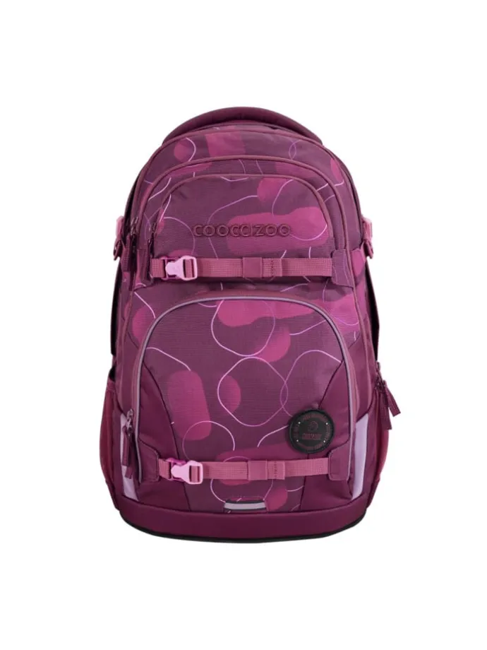 Schulrucksack-Set PORTER Berry Bubbles Follow Me in Beere