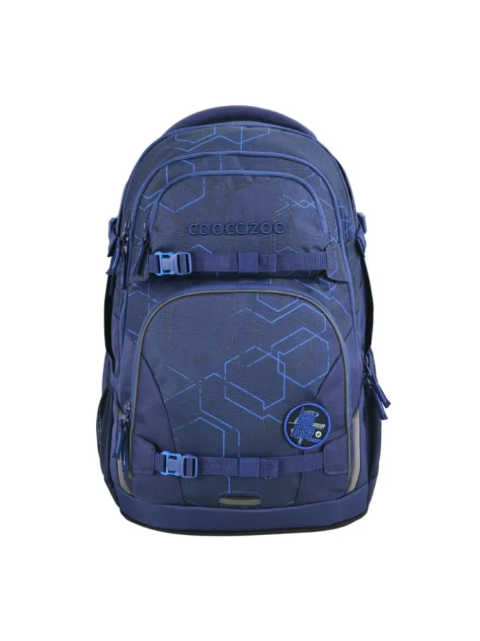 Schulrucksack-Set PORTER, Mäppchen Geldbörse in Blue Motion