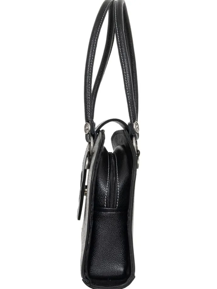 Schultertasche 208-4169 in schwarz
