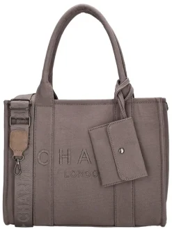Schultertasche in Grau - (B)34 x (H)27 x (T)15 cm