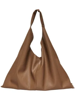 Schultertasche in Hellbraun