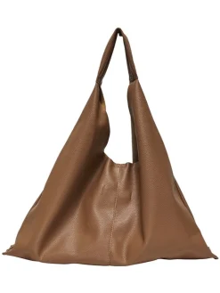 Schultertasche in Hellbraun