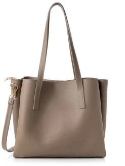 Schultertasche in Taupe - (B)32 x (H)27 x (T)13 cm