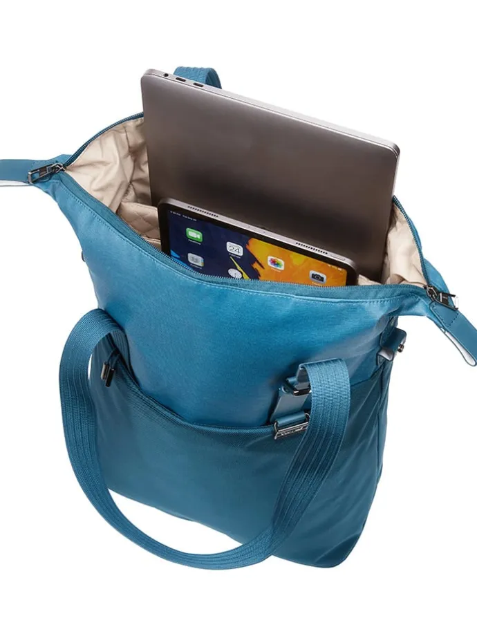 Schultertasche "Spira Vertical Tote" in Blau - (B)30 x (H)38 x (T)15 cm