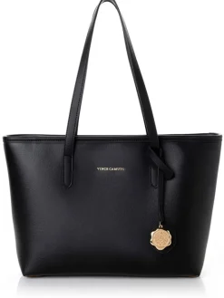 Schultertasche "Taormina" in Schwarz - (B)32 x (H)24 x (T)11 cm