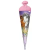 Schultüte groß Blumenpferde 70 cm in Lila