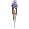 Schultüte groß Blumenpferde 85 cm in Lila