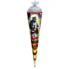 Schultüte groß Feuerwehrmann 85 cm, Glanzfolie in Rot