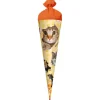 Schultüte groß Katzenparty 70 cm in Orange
