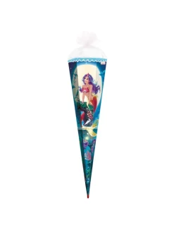 Schultüte groß Magische Meerjungfrau 85 cm, Glanzfolie in Blau