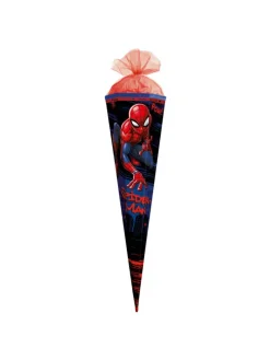 Schultüte groß Marvel Spiderman 85 cm, Spezialborte in Rot