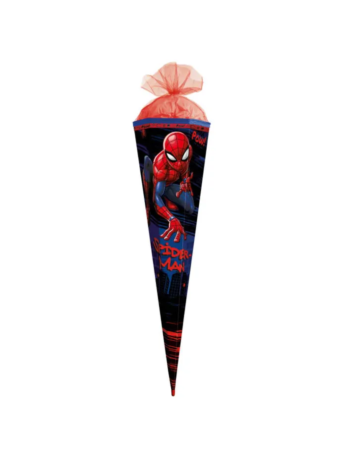 Schultüte groß Marvel Spiderman 85 cm, Spezialborte in Rot