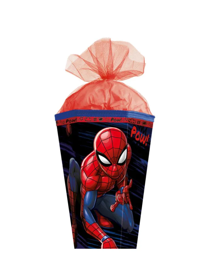 Schultüte groß Marvel Spiderman 85 cm, Spezialborte in Rot