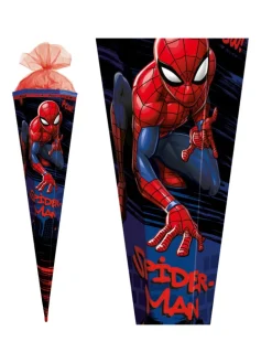 Schultüte groß Marvel Spiderman 85 cm, Spezialborte in Rot