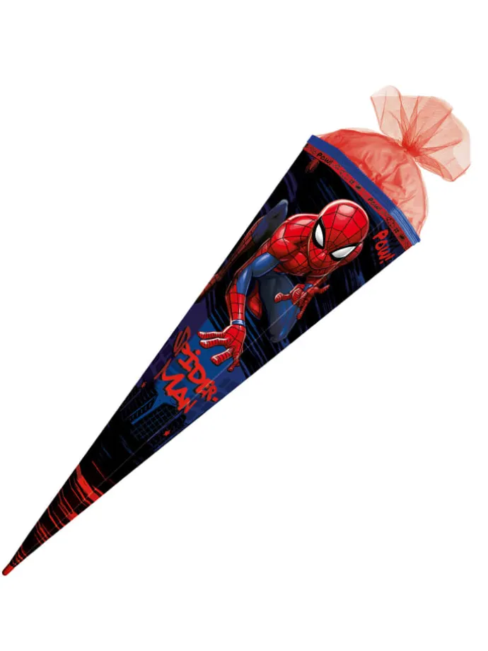 Schultüte groß Marvel Spiderman 85 cm, Spezialborte in Rot
