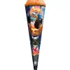 Schultüte groß Monstertruck Fire85 cm, Spezialborte Glanz in Orange