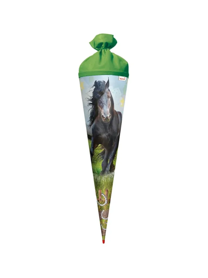 Schultüte groß Power Horse 70 cm in Grün