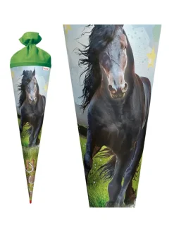 Schultüte groß Power Horse 70 cm in Grün