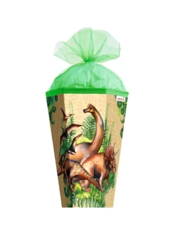 Schultüte groß Veganosaurus 85 cm in Grün