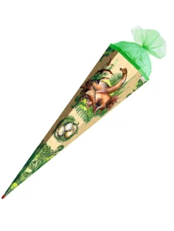 Schultüte groß Veganosaurus 85 cm in Grün