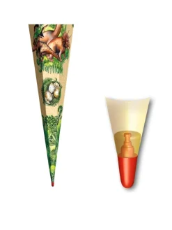 Schultüte groß Veganosaurus 85 cm in Grün