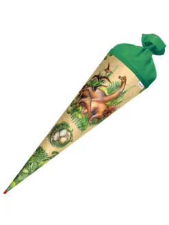 Schultüte groß Veganosaurus 70 cm in Grün